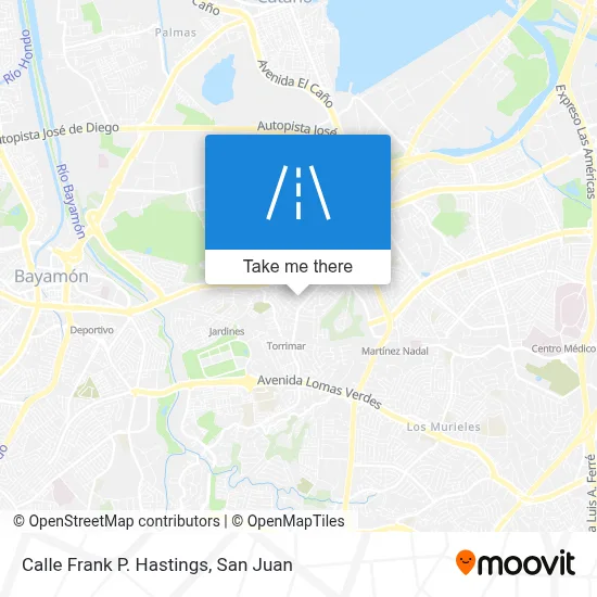 Mapa de Calle Frank P. Hastings