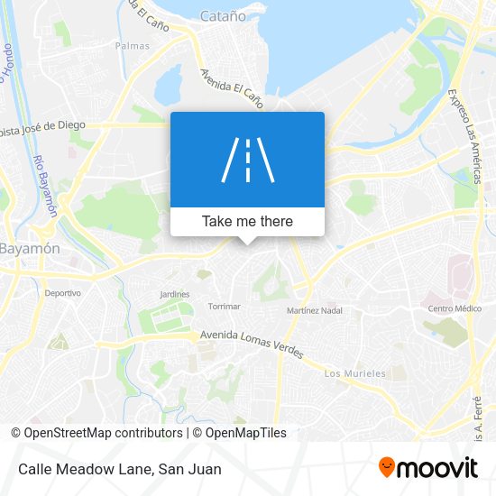 Mapa de Calle Meadow Lane