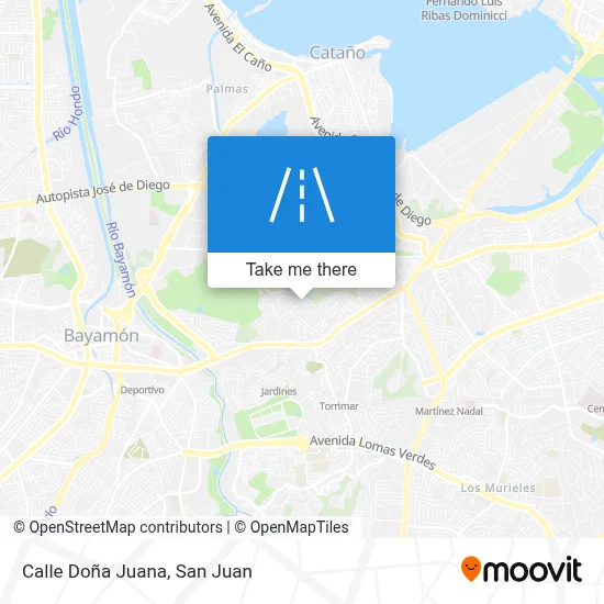 Mapa de Calle Doña Juana