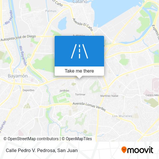 Mapa de Calle Pedro V. Pedrosa
