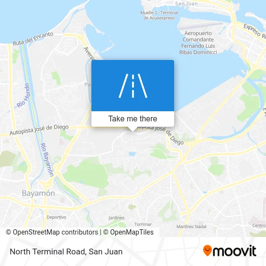 Mapa de North Terminal Road