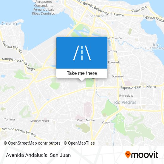 Avenida Andalucía map