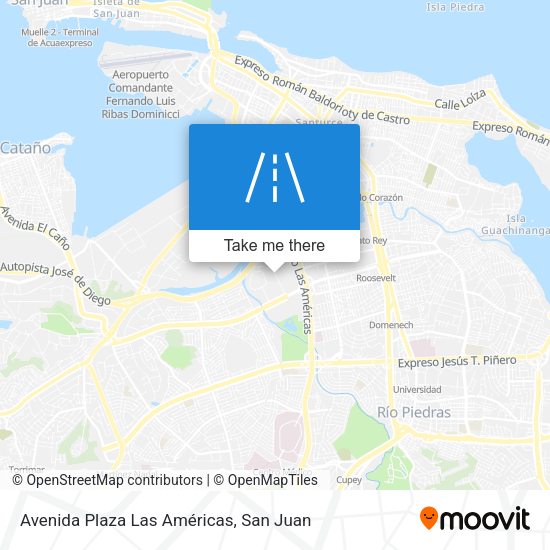 Avenida Plaza Las Américas map