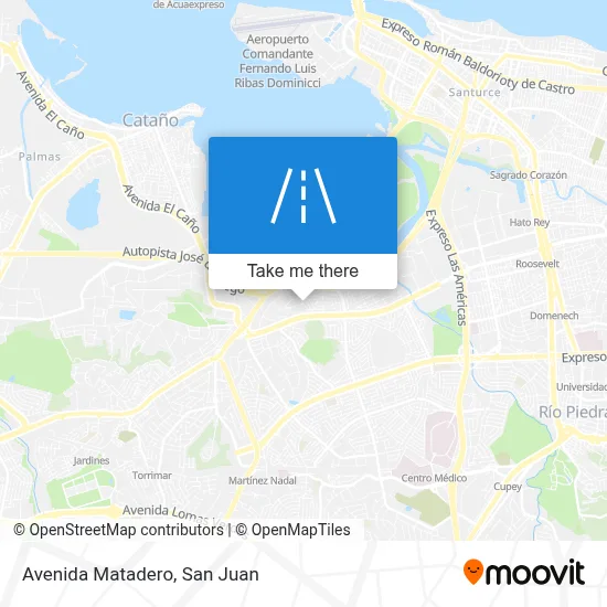 Avenida Matadero map