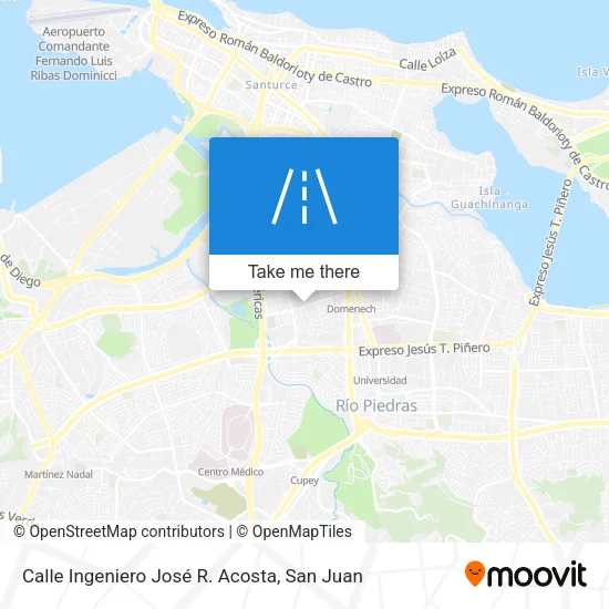 Calle Ingeniero José R. Acosta map