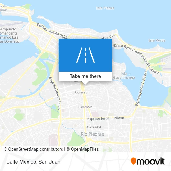 Mapa de Calle México