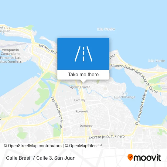 Mapa de Calle Brasil / Calle 3