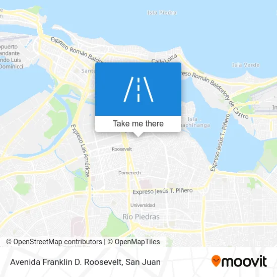 Avenida Franklin D. Roosevelt map