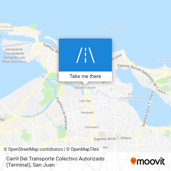 Mapa de Carril Del Transporte Colectivo Autorizado (Terminal)