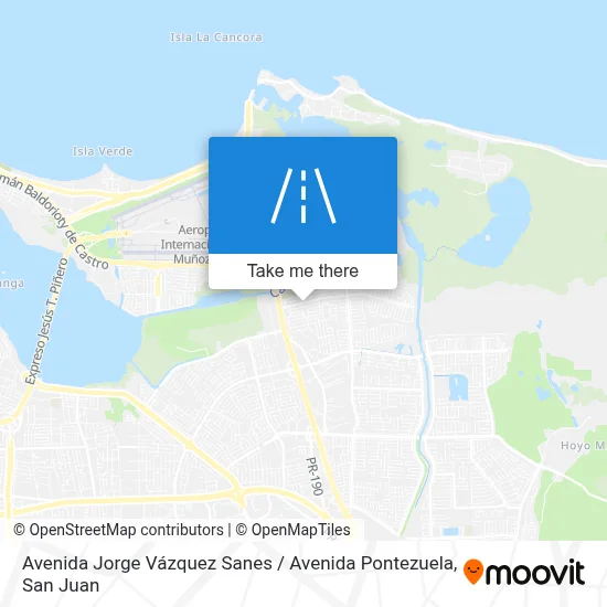 Mapa de Avenida Jorge Vázquez Sanes / Avenida Pontezuela