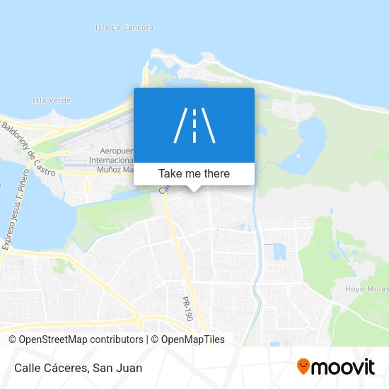 Mapa de Calle Cáceres
