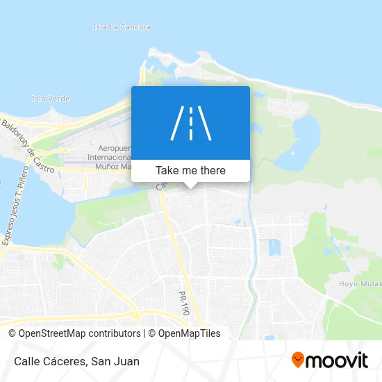 Mapa de Calle Cáceres