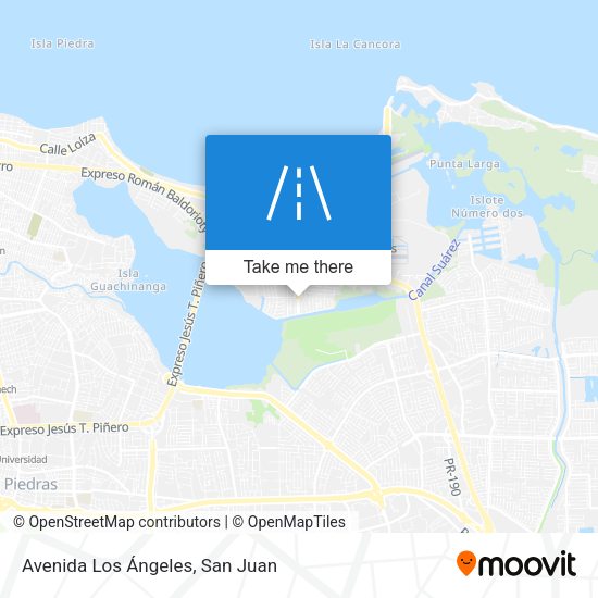 Mapa de Avenida Los Ángeles