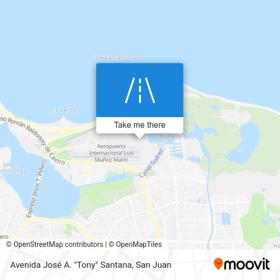 Avenida José A. "Tony" Santana map