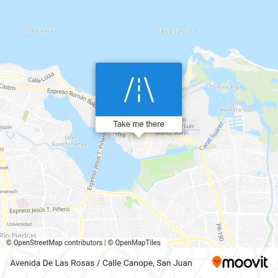 Mapa de Avenida De Las Rosas / Calle Canope