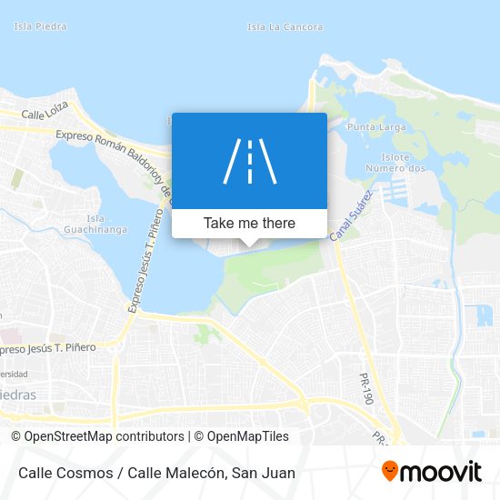 Calle Cosmos / Calle Malecón map