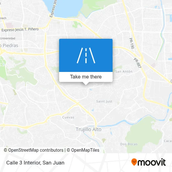 Mapa de Calle 3 Interior