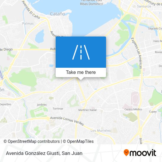 Mapa de Avenida González Giusti