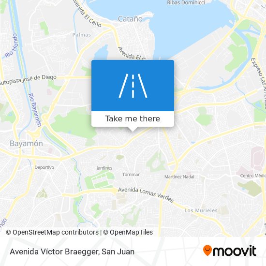 Avenida Víctor Braegger map