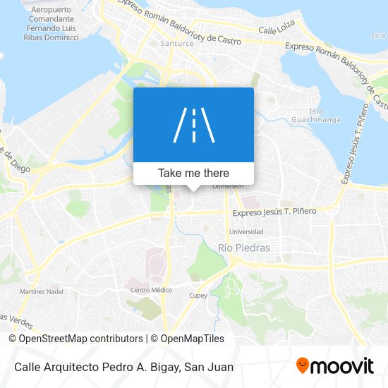 Mapa de Calle Arquitecto Pedro A. Bigay