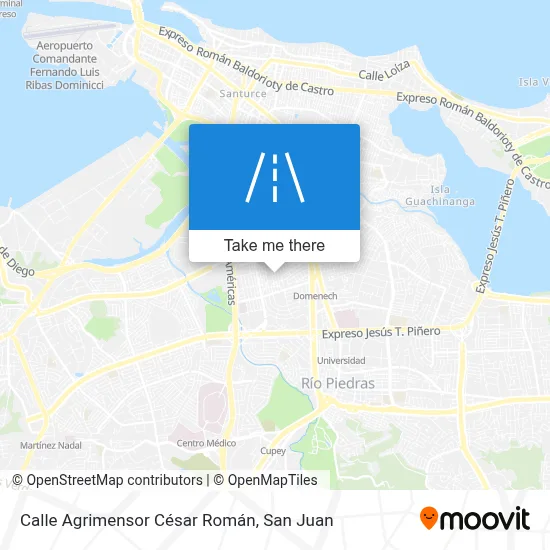 Mapa de Calle Agrimensor César Román