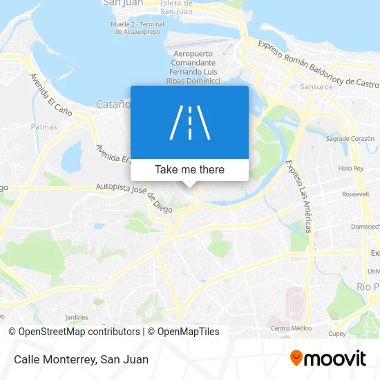 Calle Monterrey map