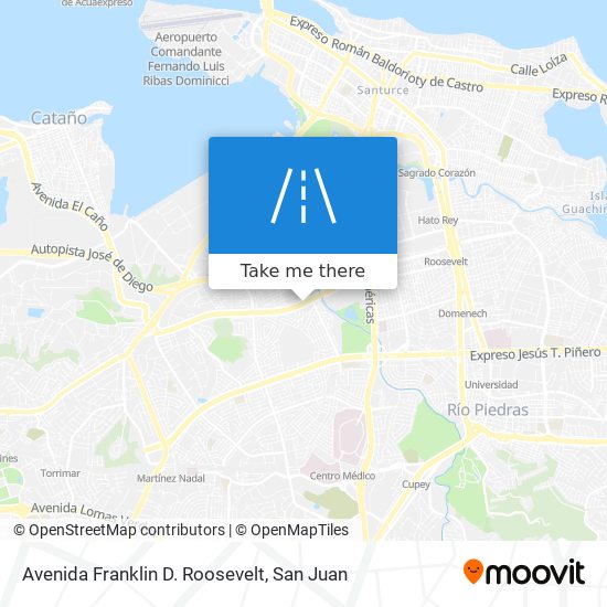 Avenida Franklin D. Roosevelt map