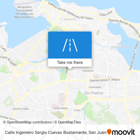 Mapa de Calle Ingeniero Sergio Cuevas Bustamante