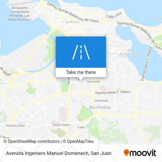 Avenida Ingeniero Manuel Domenech map