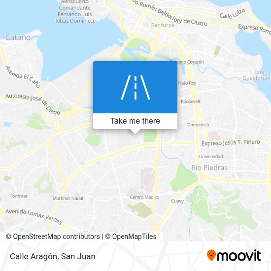 Calle Aragón map
