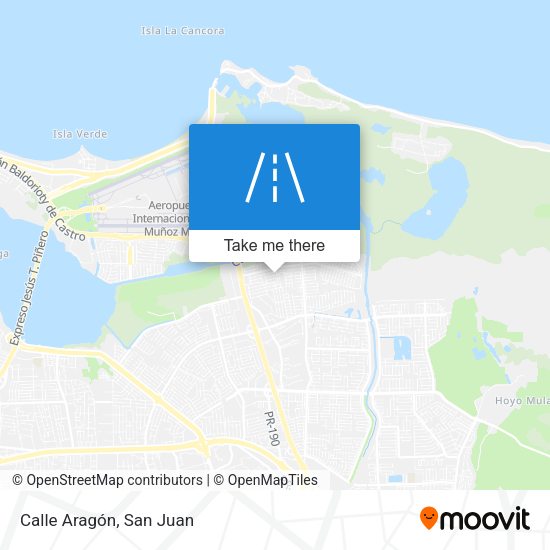 Mapa de Calle Aragón