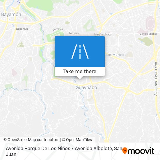 Avenida Parque De Los Niños / Avenida Albolote map