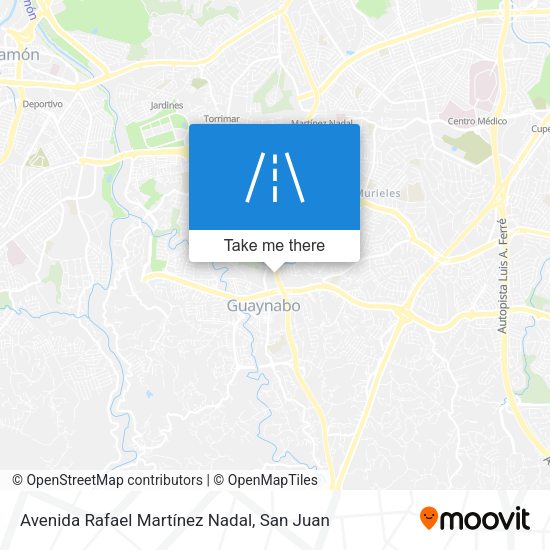 Avenida Rafael Martínez Nadal map