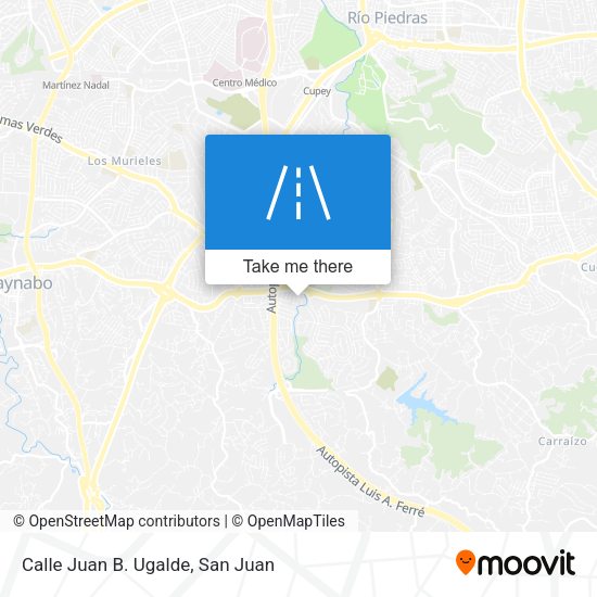 Mapa de Calle Juan B. Ugalde