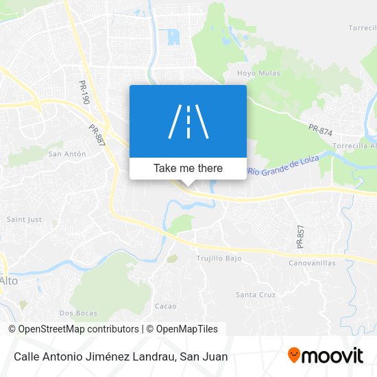 Calle Antonio Jiménez Landrau map