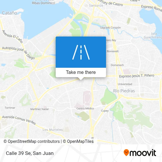 Calle 39 Se map