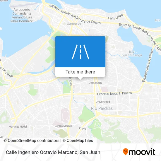 Calle Ingeniero Octavio Marcano map