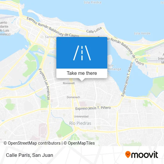 Mapa de Calle París
