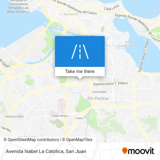 Mapa de Avenida Isabel La Católica