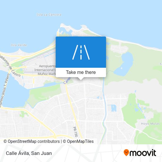 Mapa de Calle Ávila