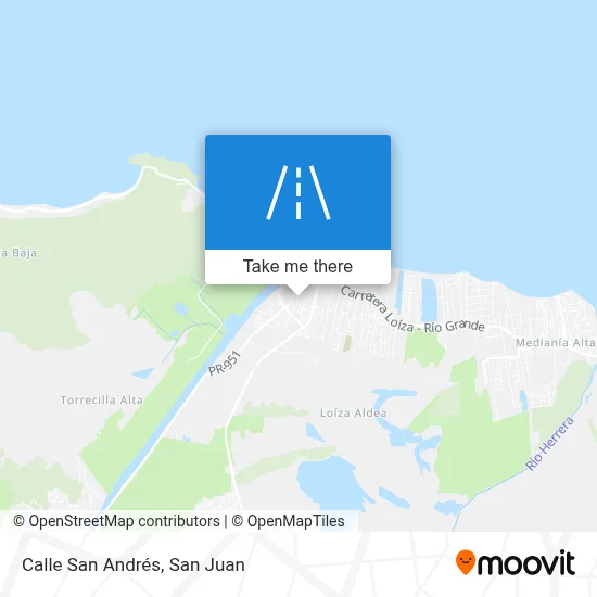 Mapa de Calle San Andrés