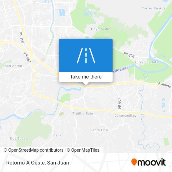 Retorno A Oeste map