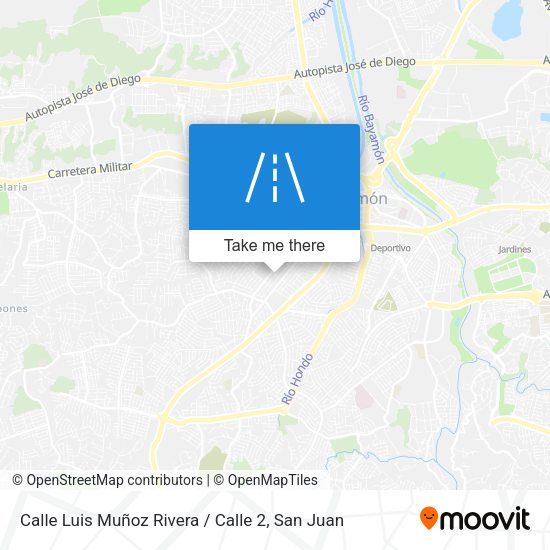 Mapa de Calle Luis Muñoz Rivera / Calle 2
