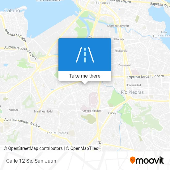 Calle 12 Se map