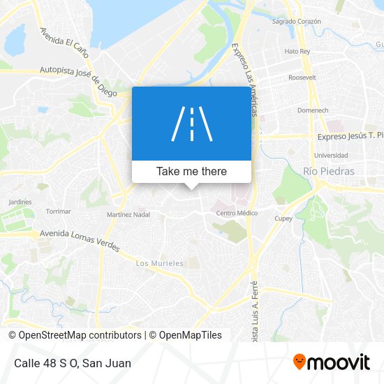 Mapa de Calle 48 S O