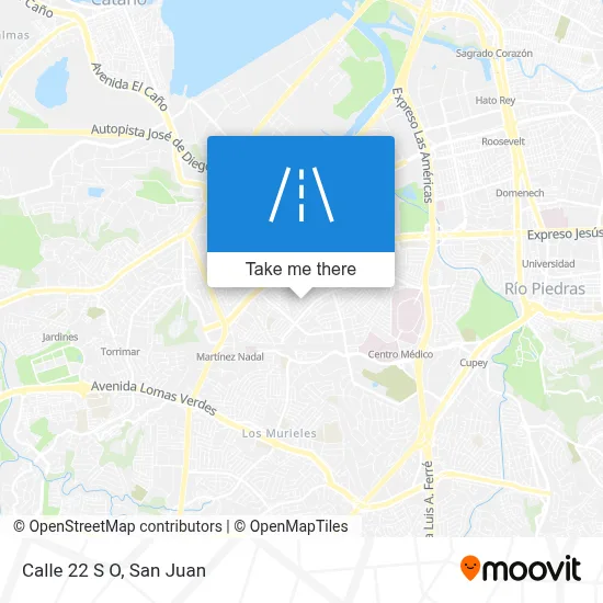 Mapa de Calle 22 S O