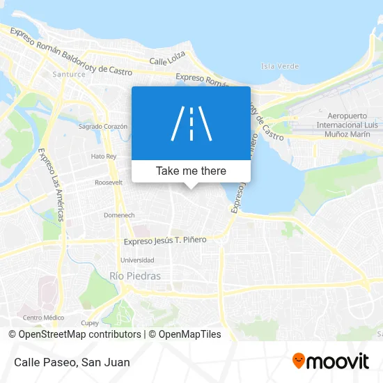 Calle Paseo map