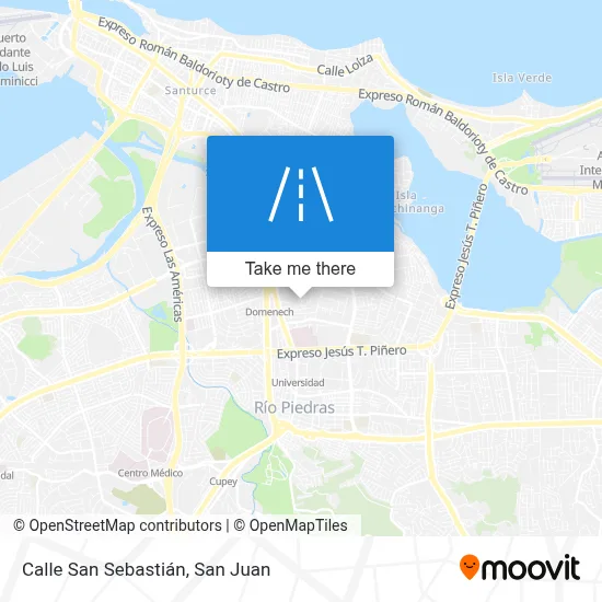 Mapa de Calle San Sebastián