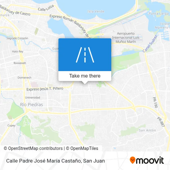 Mapa de Calle Padre José María Castaño