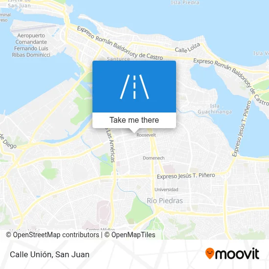 Calle Unión map